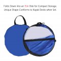 Evtscan Kayak Sails 42 Inch Foldable Downwind Windsurfing Kit Upwind Wind Paddle Sail For Boat Sailboat Canoe