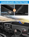 Cartist Dash Cover Custom Fit For Chevy Chevrolet Silverado Gmc Sierra 1500 2014-2018 Silverado 2500hd 3500hd 2015-2019