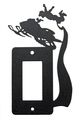 Snowmobile Freestyle Rock Solid Single Rocker Gfi Light Switch Plate Cover 