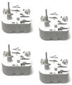4 Vdo Metal Shaft Stepper Motors For Dodge Caliber 06-08 Gauge Fuel Temp Speed 