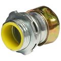 Morris Products 14985 Emt Rain Tight Compression Connector Insulated Throat Steel 2 Trade Size 