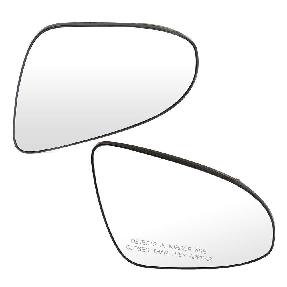 Driver And Passenger Side Mirror Glasses With Heating For 2012 2017 Toyota Camry 2014 Corolla Yaris Chrome Finish