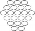 Lucky Line 2 Nickel Plated Steel Split Ring 50 Per Box 77000 