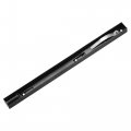 Uxcell Flush Bolt 12-inch Stainless Steel Security Door Guard Lever Action Latch Slide Lock 2 Pcs Black