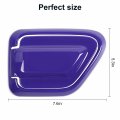 Cherocar For Jeep 4xe Electric Charging Ports Trim Cover Antidust Antiscrach Protector Wrangler 2021-2022 Carbon Fiber