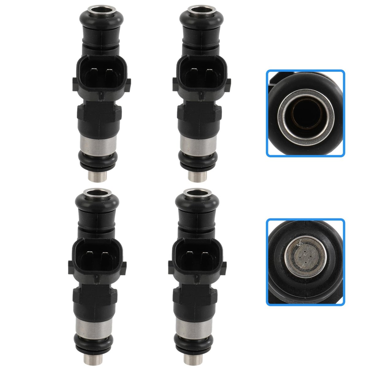 Fuel Injectors Compatible For 2004-2005 2008-2009 Volkswagen Beetle 2003-2006 Golf 2007-2010 City Jetta Replace 4pcs
