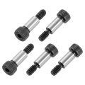 Alloy Steel Hexagon Socket Head Shoulder Screws Bolts 1 2 Length 4 Dia 10-24 Thread 8pcs 