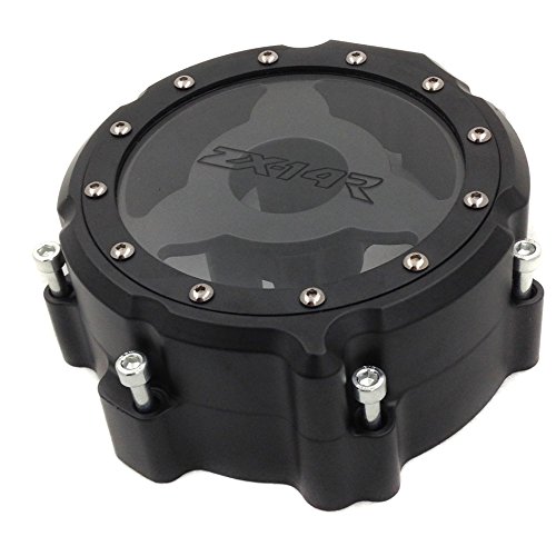 Motorcycle Engine Stator Cover See Through For Kawasaki Zx14r Zzr1400 2006 2013 Black Left Side B00y5mxj8o
