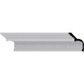 Ekena Millwork Mld05x04x07ns Nestor Greek Key Crown Moulding 5 8 H X 3 4 P 7 1 2 F 94 L White 