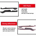 Car Interior Gear Shift Panel Side Trim Cover Compatible With Chevrolet Corvette C8 Stingray 2020-2023 Abs 2pcs Central Control