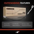 A-premium Rear Driver And Passenger Outer Brake Hydraulic Hose Compatible With Select Chevrolet Gmc Models Silverado 3500 Hd