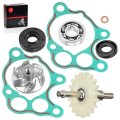 Water Pump Impeller And Shaft Gear Rebuild Kit With Gaskets For Honda Cr500r 1986 2001 Part Number 19240-ml3-000 