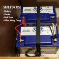 Cartman 12ft Battery Tie Down Strap Box Hold Lashing Straps Kit With Stainless Steel Deck Loop Mounts To Prevent Equipment From