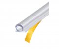 Translucent Vinyl Bulb Seal For Shower Doors With Pre Applied Tape 7 32 In Gap 95 Long Pack Of 5 