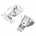 Uxcell Twist Latches Stainless Steel Spring Loaded Butterfly Latch For Toolbox Suitcases Wooden Box 2 4x1 5 3pcs