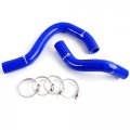 G-plus Silicone Radiator Coolant Hose Pipe Kit Clamps Compatibility Compatible With Civic Type Rep3k 20a Blue