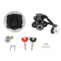Topteng Ignition Switch Fuel Tank Gas Cap Seat Lock Set For Kawasaki Ex400 Ninja 2018-2023 400 Abs 2020-2023 Er400 Z400