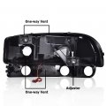 G-plus Led Drl Headlights Compatible With 1999-2007 Gmc Sierra 1500 2001-2007 Hd Bumper Headlamp Smokya Lensa Black Housinga