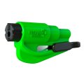 The Original Emergency Keychain Car Escape Tool 2 In 1 Seatbelt Cutter And Window Breaker Lime Green Compact Hammer 