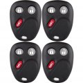 Aintier 4 X Key Fob Shell For Chevy Trailblazer Equinox Impala Malibu Silverado 1500 Tahoe Envoy Sierra Oldsmobile 01-11