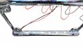 Chrome License Plate Bracket With Led Lights For Yamaha Kawasaki Suzuki Victory Honda