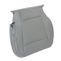 Secos Front Driver Passenger Side Bottom Replacement Perforated Seat Cover Gray Ford F-150 Lariat 2015-2017 For F250 F350 Xlt