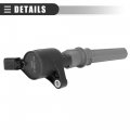 Motoforti Car Ignition Coil For Ford Expedition 1997-2004 Metal 3w7e-12a366-aa Black