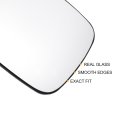 Car Rearview Left Driver Side Mirror Glass Replacement W Backing Plate Convex Non-heated White For Renault Laguna 2001-2007