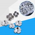 T Nut 90pcs Set Zinc Plated Carbon Steel Four Prongeds M3 M4 M5 M6 M8 Blind Inserts Nut For Wood Furniture With Plastic Box