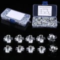T Nut 90pcs Set Zinc Plated Carbon Steel Four Prongeds M3 M4 M5 M6 M8 Blind Inserts Nut For Wood Furniture With Plastic Box