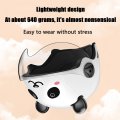 Motorcycle Kids Cute Half Helmet Retro Children 3 4 Open Face Four Seasons Boys Girls Electric Vespa Moped Ultra-thin Portable
