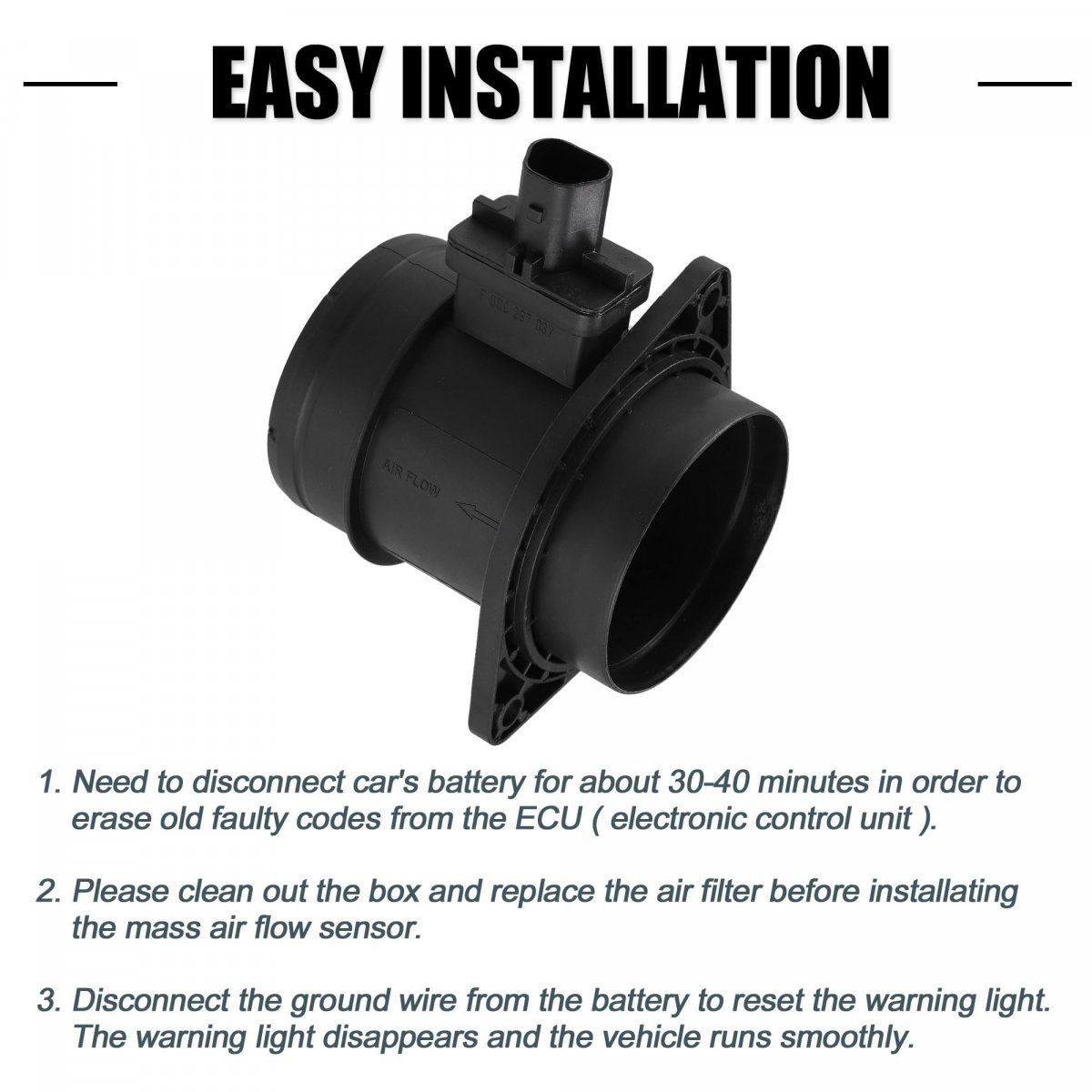 Car Mass Air Flow Sensor Meter Replacement For Land Rover Range 2014-2017