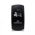 Ch4x4 Rocker Switch Air Compressor Symbol White Led