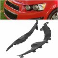 Ecotric Headlight Lamp Mounting Bracket Compatible With 2012-2016 Chevrolet Sonic Bumper Retainer Lh Rh Pair Kit Set 