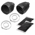 Caltric Front Outer And Inner Cv Axle Boots Compatible With Honda Pioneer 500 Sxs500m2 2017-2021