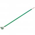 Maxxima 8 In 12 Awg 1-wire Solid Stripped Grounded Pigtails With Screws Green 100 Pack 