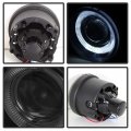 Acanii For 2005-2009 Dodge Charger Caravan Caliber Nitro Led Halo Projector Fog Lights Assembly Driver Passenger