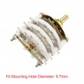 Uxcell 3p6t Pole 6 Throw 3 Deck Band Channel Rotary Switch Selector