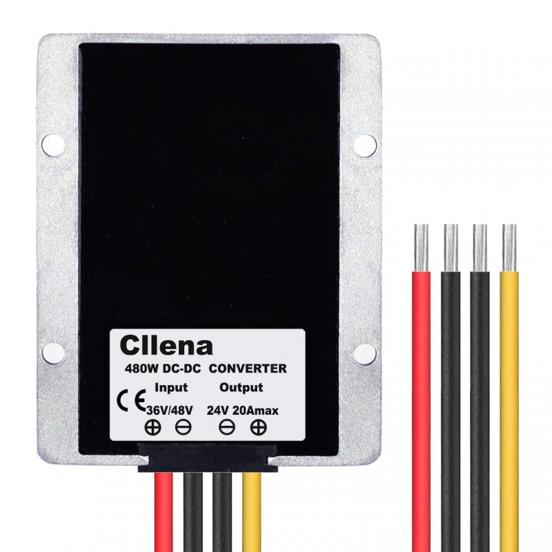 Cllena Dc 36v 48v Step Down To 24v 20a 480w Converter Voltage Reducer Waterproof Dc Buck Transformer Power Supply