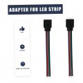 Doitool 40pcs Rgb Connector Cables Plug Adapter Controller Led Lights Strips Tape Rope Jumper Strip Light Connectors