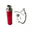 Performance Exhaust System Muffler For Gy6 139qmb Qmb139 1p39qmb 4 Stroke 49cc 50cc Scooters
