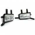 Hecasa Pair Fog Lights Compatible With 2015-2018 Chevy Chevrolet Tahoe Suburban Halogen Replacement For Gm2593160 Gm259216