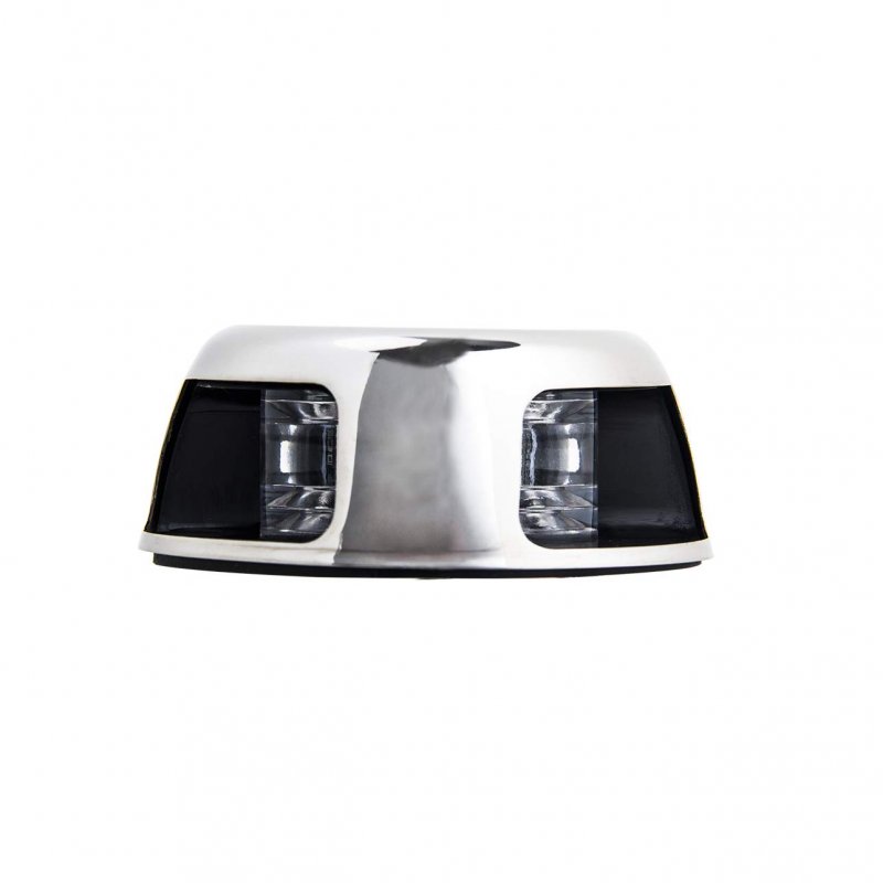 Deck Mount Stainless Steel Bi Color Bow Light Red And Green Led For Boat Pontoon Yacht Waterproof Ip66 12v 2w Boats Up To 39 4