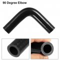 X Autohaux 1 Set 19mm 0 75 Id 90 Degree Elbow Engine Silicone Hose Black