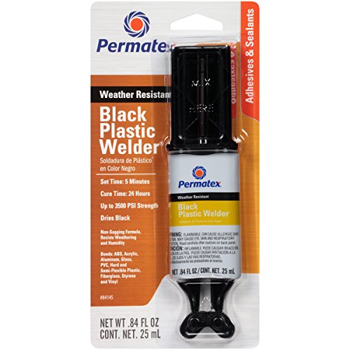 Permatex 84145-12pk Permapoxy Black Plastic Weld 0 84 Fl Oz Pack Of 12