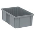 16-1 2 L X 10-7 8 W 6 H Gray Dividable Grid Container 1 