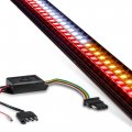 True Mods 60 Led Tailgate Light Bar Signal Relay Box Ford F-150 F-250 F-350 Super-duty Till 2018 Sequential Turn Tail Reverse 