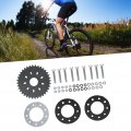 Aramox Motorized Bike Sprocket 36t Rear With 9 Hole Installation Kits For 49cc 66cc 80cc Motorised 36 Teeth Flat Sprocket