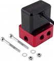 Vixen Air Suspension Valve Manifold 1 4 Npt Kit Red With 2 Ride Solenoid Valves Inflates And Deflates Bag Springs Vxf1um14cpro 