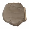 Secosautoparts Passenger Side Bottom Replacement Leather Seat Covers Med Tan Compatible With Chevy Silverado 1500 2500 1999